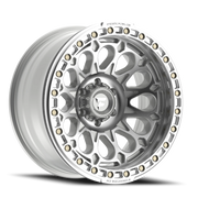 Fittipaldi Offroad Beadlock Series 17x9 -15 5x139.7mm 71.5mm Machined Silver Machined Forged Ring