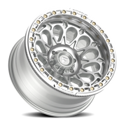 Fittipaldi Offroad Beadlock Series 17x9 -15 6x139.7mm 106.2mm Machined Silver Machined Forged Ring
