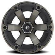 Fuel Beast Aus 17x9 +35 6x139.7mm 108mm Matte Black Machined-Dark Tint