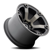 Fuel Beast 17x9 -12 5x127mm 78.1mm Matte Black Machined-Dark Tint