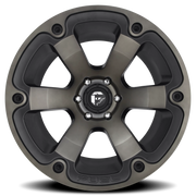 Fuel Beast 20x9 +1 5x150mm 110.3mm Matte Black Machined-Dark Tint