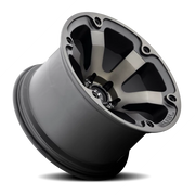 Fuel Beast 18x9 +1 8x165.1mm 125.2mm Matte Black Machined-Dark Tint