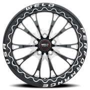 WELD Belmont Beadlock 17x10 +25 5x114.3mm 78.1mm Gloss Black Milled