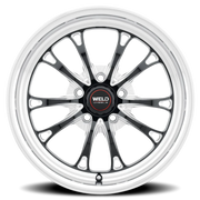 WELD Belmont 20x9 +20 5x115mm 71.5mm Gloss Black Milled