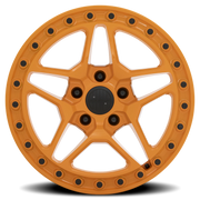 Victor Equipment Berg 17x8 +20 5x130mm 71.6mm Gloss Orange Black Bolts