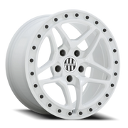 Victor Equipment Berg 18x8 +10 5x130mm 71.6mm Gloss White Black Bolts