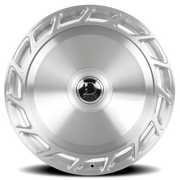 Dolce Luxury Bigboy 24x10 +25 6x135mm 87.1mm Brushed Silver Clear Coat