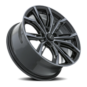 RTX Black Widow 16x7 +40 5x114.3mm 73.1mm Black Machined Grey