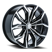 RTX Black Widow 18x8 +42 5x112mm 66.6mm Black Machined