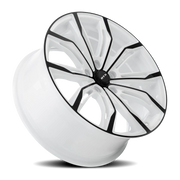 RTX Black Widow 18x8 +42 5x114.3mm 73.1mm White Black