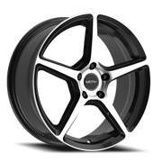 Motiv Blade 17x7.5 +40 5x112mm 73.1mm Black Machined Face