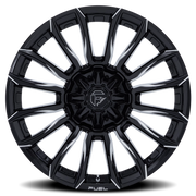 Fuel Blade 22x9 +20 8x180mm 124.2mm Gloss Black Milled