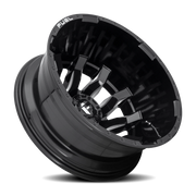 Fuel Blitz Dually 20x8.25 -240 8x165.1mm 121.5mm Gloss Black Milled