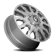 Fuel Blitz Dually 20x8.25 +105 8x200mm 142mm Brushed Gunmetal Tinted Clear