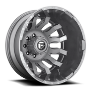 Fuel Blitz Dually 20x8.25 -202 8x170mm 125.1mm Brushed Gunmetal Tinted Clear
