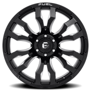 Fuel Blitz 22x10 -18 6x135mm 87.1mm Gloss Black Milled