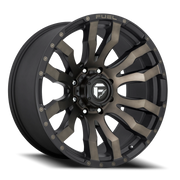 Fuel Blitz 17x9 +1 8x180mm 124.2mm Matte Black Double Dark Tint