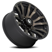 Fuel Blitz 18x9 +1 8x180mm 124.2mm Matte Black Double Dark Tint