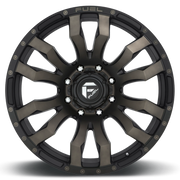 Fuel Blitz 18x9 -12 8x165.1mm 125.1mm Matte Black Double Dark Tint
