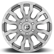 Fuel Blitz 20x12 -44 6x135mm 87.1mm Brushed Gunmetal Tinted Clear