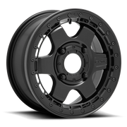 Fuel Block Beadlock UTV 15x6 +38 4x137mm 110.2mm Matte Black Black Ring