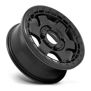 Fuel Block Beadlock UTV 15x6 +38 4x137mm 110.2mm Matte Black Black Ring