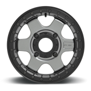 Fuel Block Beadlock UTV 15x6 +38 4x156mm 132mm Matte Gunmetal Black Ring