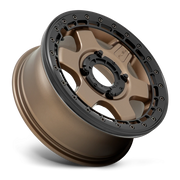 Fuel Block Beadlock UTV 15x6 +38 4x156mm 132mm Matte Bronze Black Ring