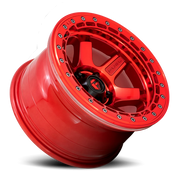 Fuel Block Beadlock 17x8.5 +0 6x139.7mm 106.1mm Candy Red Candy Red Ring