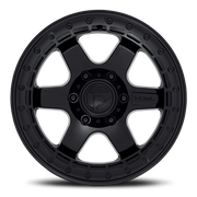 Fuel Block Beadlock 17x9 -15 5x127mm 71.5mm Matte Black Matte Black Ring