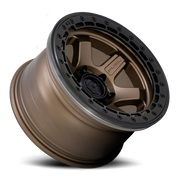 Fuel Block Beadlock 17x8.5 +0 6x139.7mm 106.1mm Matte Bronze Matte Black Ring