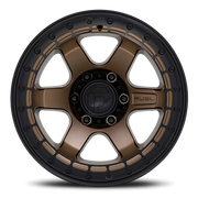 Fuel Block Beadlock 17x8.5 +0 6x135mm 87.1mm Matte Bronze Matte Black Ring