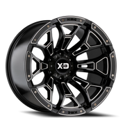 XD Series Boneyard 18x9 +0 5x114.3mm 78.1mm Gloss Black Milled