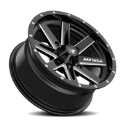 MSA Boxer 16x7 +10 4x137mm 112mm Gloss Black Milled