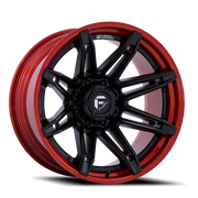 Fuel Brawl 22x12 -44 8x170mm 125.1mm Matte Black Candy Red Lip