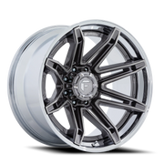 Fuel Brawl 22x12 -44 6x135mm 87.1mm Platinum Chrome Lip