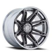 Fuel Brawl 22x12 -44 8x170mm 125.1mm Platinum Chrome Lip
