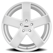 TSW Bristol 22x10.5 +44 5x112mm 66.6mm Silver Mirror Cut Face