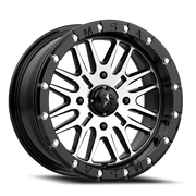 MSA Brute Beadlock 18x7 +10 4x156mm 132mm Gloss Black Machined