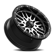 MSA Brute Beadlock 15x7 +10 4x137mm 112mm Gloss Black Machined