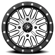 MSA Brute Beadlock 16x7 +10 4x156mm 132mm Gloss Black Machined