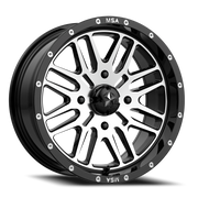 MSA Brute 14x7 +10 4x110mm 86mm Gloss Black Machined