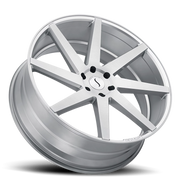 Status Brute 22x9.5 +35 5x112mm 66.6mm Silver Brushed Machined Face