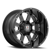 XD Series Buck 25 22x10 -18 6x135mm 106.25mm Gloss Black Milled