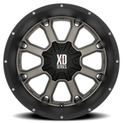XD Series Buck 25 20x14 -76 5x127mm 78.3mm Matte Black Dark Tint