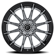 Fuel Burn 22x12 -44 5x127mm 71.5mm Chrome Gloss Black Lip