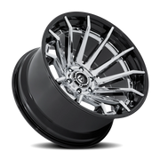 Fuel Burn 20x10 -18 6x135mm 87.1mm Chrome Gloss Black Lip