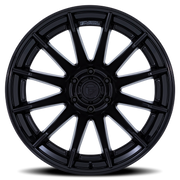 Fuel Burn 22x10 -18 6x139.7mm 106.1mm Matte Black Gloss Black Lip