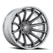 Fuel Burn 22x12 -44 6x139.7mm 106.1mm Platinum Chrome Lip