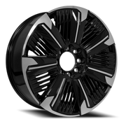 OE Wheels CA24 24x9 +35 8x165.1mm 116.7mm Gloss Black Machined